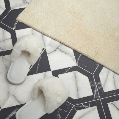 Samolepiaci panel na stenu Mramorový vzor v geometrických tvaroch