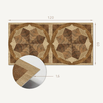 Obdĺžnikový panel na stenu Komplexný geometrický motív