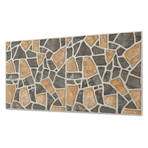 Obdĺžnikový panel na stenu Mozaika kamenných tvarov