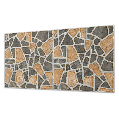 Obdĺžnikový panel na stenu Mozaika kamenných tvarov