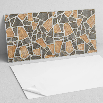 Obdĺžnikový panel na stenu Mozaika kamenných tvarov