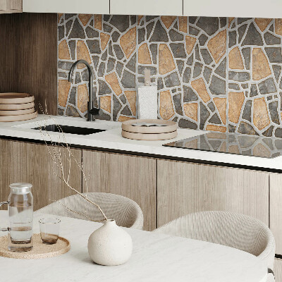 Obdĺžnikový panel na stenu Mozaika kamenných tvarov