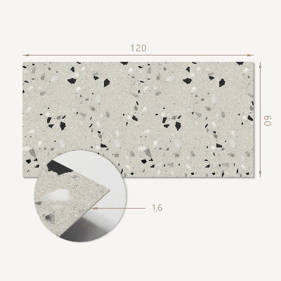 Samolepiaci panel na stenu Fragmentovaný vzor s malými akcentmi