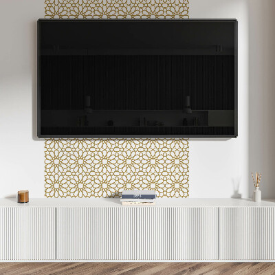 Samolepiaci panel na stenu Geometrický vzor s hviezdami