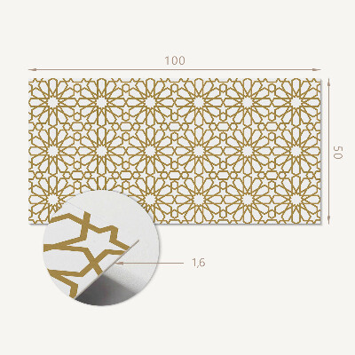 Samolepiaci panel na stenu Geometrický vzor s hviezdami
