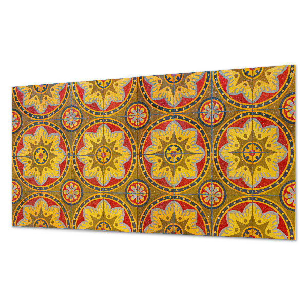 Obdĺžnikový panel na stenu Kvetinový vzor plný detailov