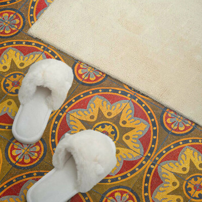 Obdĺžnikový panel na stenu Kvetinový vzor plný detailov