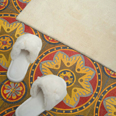 Obdĺžnikový panel na stenu Kvetinový vzor plný detailov