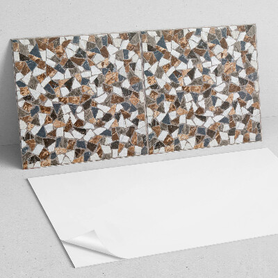 Samolepiaci panel na stenu Mozaika s rôznymi formami