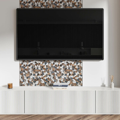 Samolepiaci panel na stenu Mozaika s rôznymi formami