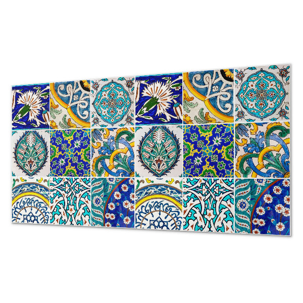 Obdĺžnikový stenový panel Mozaikové keramické vzory