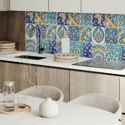 Obdĺžnikový stenový panel Mozaikové keramické vzory