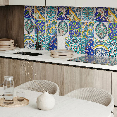 Obdĺžnikový stenový panel Mozaikové keramické vzory