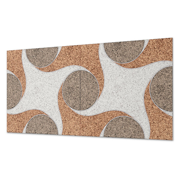 Samolepiaci panel na stenu Motív kruhov a vĺn