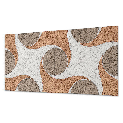 Samolepiaci panel na stenu Motív kruhov a vĺn