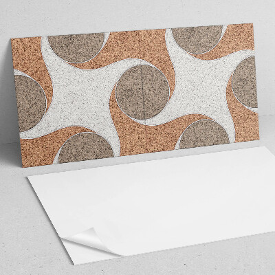 Samolepiaci panel na stenu Motív kruhov a vĺn