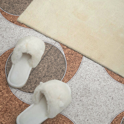 Samolepiaci panel na stenu Motív kruhov a vĺn