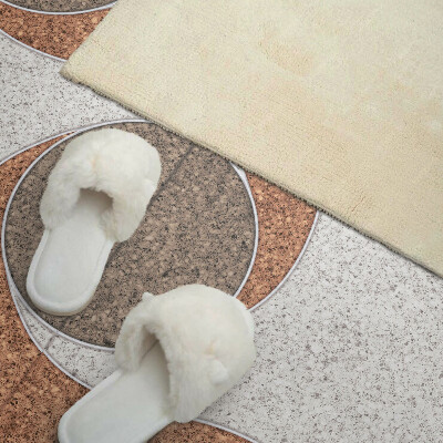 Samolepiaci panel na stenu Motív kruhov a vĺn