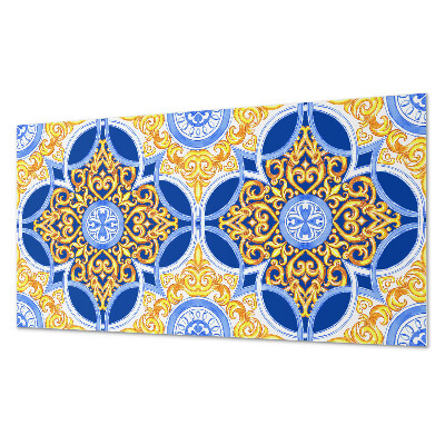 Obdĺžnikový stenový panel Kvetinový dekoratívny vzor