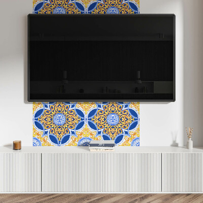 Obdĺžnikový stenový panel Kvetinový dekoratívny vzor