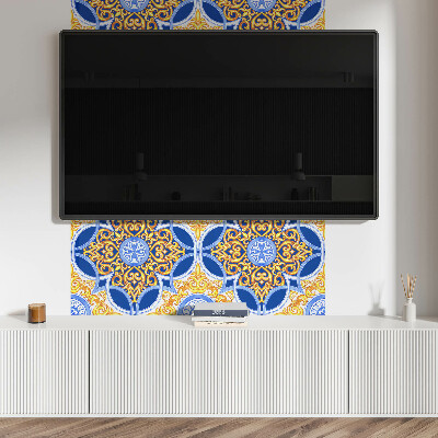 Obdĺžnikový stenový panel Kvetinový dekoratívny vzor