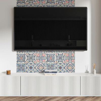 Obdĺžnikový panel na stenu Mozaikové grafické inšpirácie