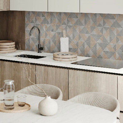 Obdĺžnikový stenový panel Trojuholníkový geometrický motív