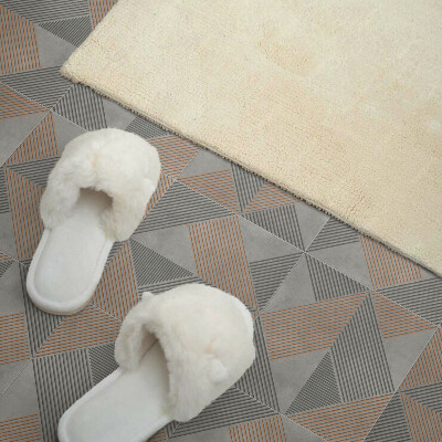 Obdĺžnikový stenový panel Trojuholníkový geometrický motív