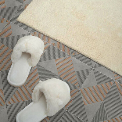 Obdĺžnikový stenový panel Trojuholníkový geometrický motív