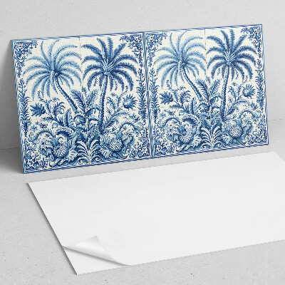 Obdĺžnikový stenový panel Motív exotických rastlín