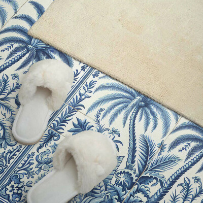 Obdĺžnikový stenový panel Motív exotických rastlín