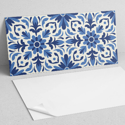 Obdĺžnikový stenový panel Kvetinový motív so zelenými listami