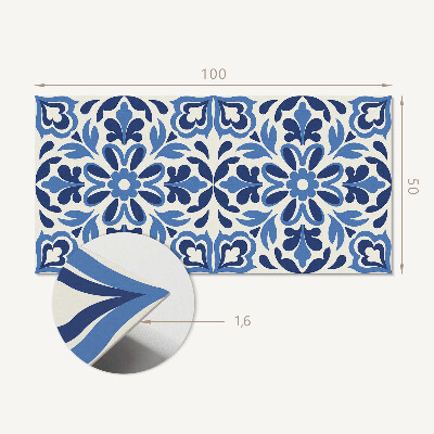 Samolepiaci panel na stenu Dekoračný kvetinový motív