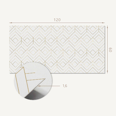 Obdĺžnikový stenový panel Geometrický vzor kosoštvorca