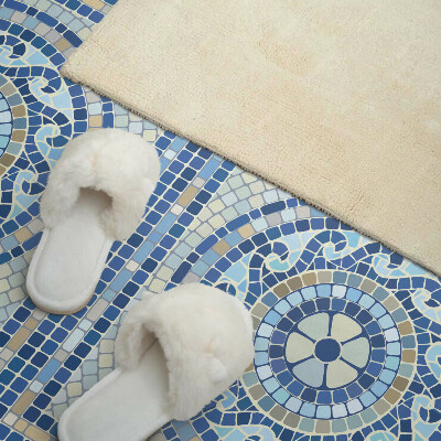 Obdĺžnikový panel na stenu Mozaika vo farbách oblohy