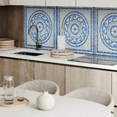 Obdĺžnikový panel na stenu Mozaika vo farbách oblohy