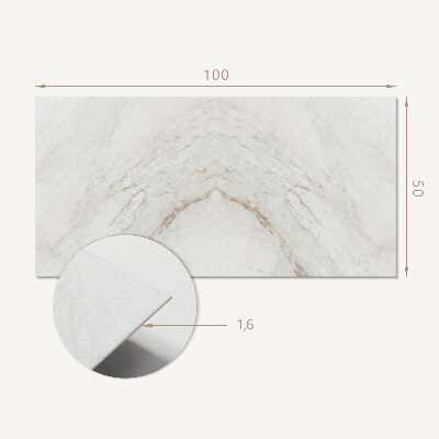 Obdĺžnikový stenový panel Štýlový mramorový vzor