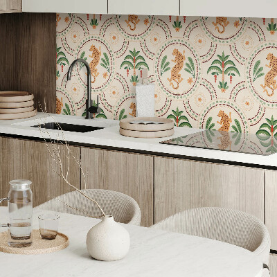 Obdĺžnikový panel na stenu Motív tropického leoparda