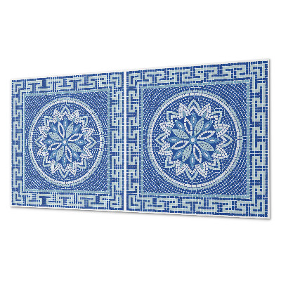 Samolepiaci panel na stenu Kvetinový mozaikový vzor