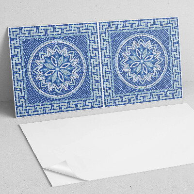 Samolepiaci panel na stenu Kvetinový mozaikový vzor