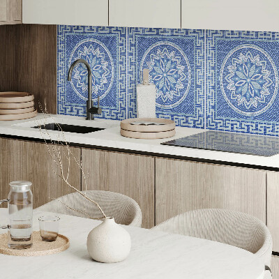 Samolepiaci panel na stenu Kvetinový mozaikový vzor