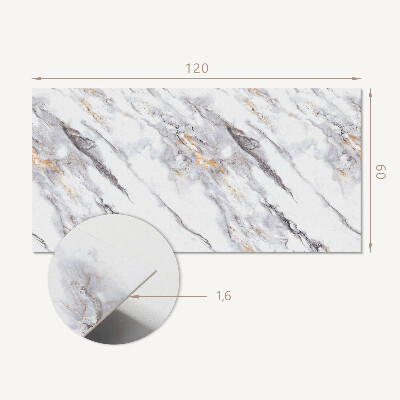 Obdĺžnikový panel na stenu Mramorový štýl v elegantnom prevedení