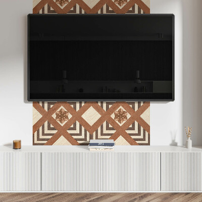 Samolepiaci panel na stenu Geometrické inšpirácie v modernom štýle