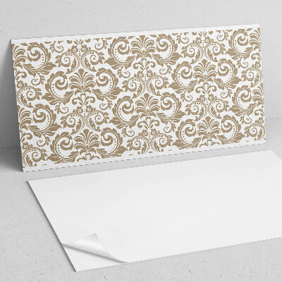 Obdĺžnikový panel na stenu Rastlinné dekorácie s ornamentami