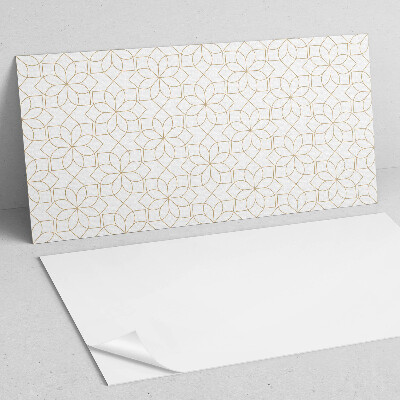 Samolepiaci panel na stenu Kvetinová geometria v modernom štýle