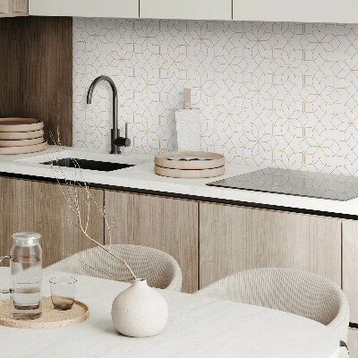 Samolepiaci panel na stenu Kvetinová geometria v modernom štýle