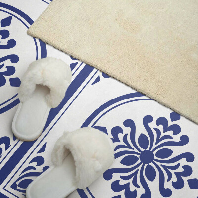 Obdĺžnikový panel na stenu Okrúhly motív s kvetinovými akcentmi