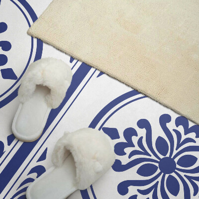 Obdĺžnikový panel na stenu Okrúhly motív s kvetinovými akcentmi