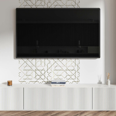 Obdĺžnikový stenový panel Motív abstraktných geometrických línií