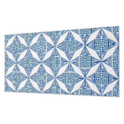 Obdĺžnikový panel na stenu Mriežkový vzor v geometrických tvaroch